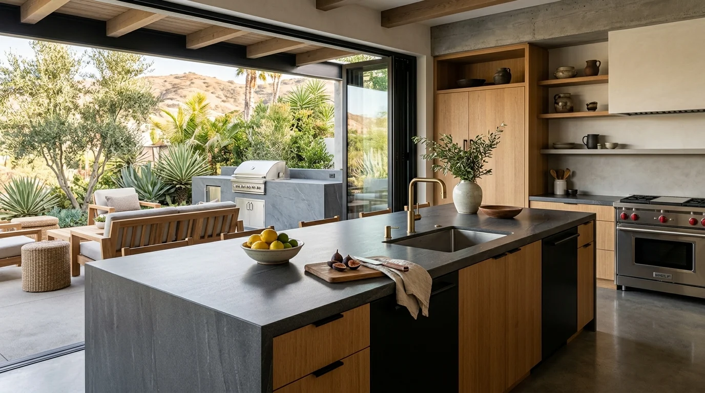 Dekton countertop in a contemporary San Diego kitchen